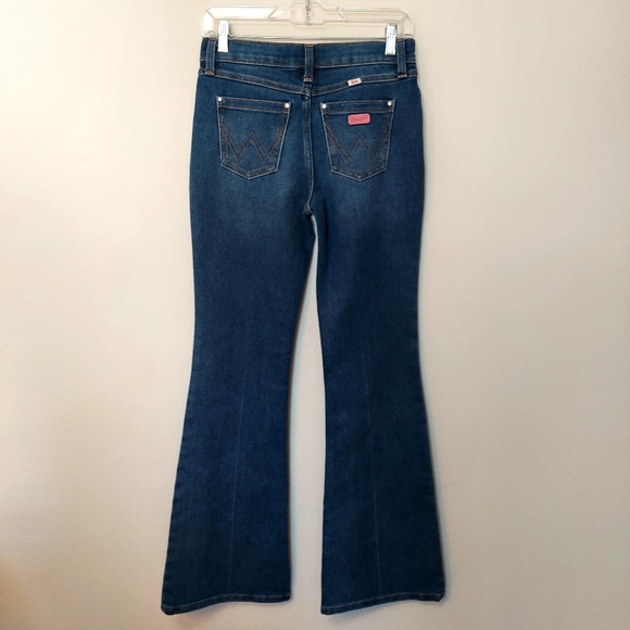 Wrangler X Barbie Girls Size 16 Slim Flare Jeans - Picture 4 of 7